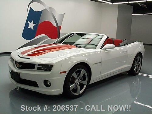 2011 chevy camaro 2ss convertible hud htd leather 1k mi texas direct auto