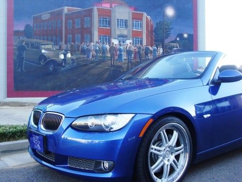 2009 BMW 335i convertible Montego Blue fully loaded Nav Sport 33k miles A+ cond, image 6