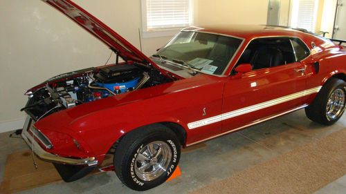 1969 mach 1 mustang, 4 spd, candy apple red, 428 upgrade, marti report deluxe