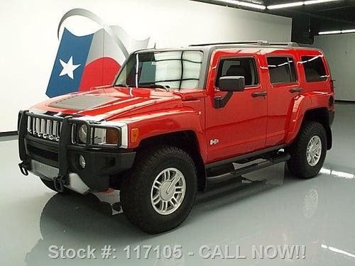 2008 hummer h3 4x4 automatic sunroof htd leather 48k mi texas direct auto