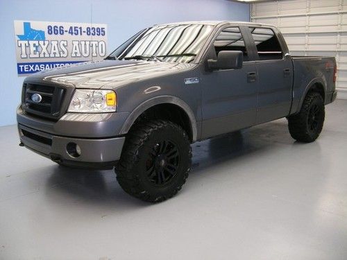 We finance!!!  2006 ford f-150 fx4 off-road 4x4 lift heated leather texas auto