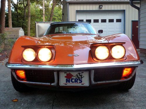1972 chevrolet corvette lt-1 convertible - ontario orange - great driver!
