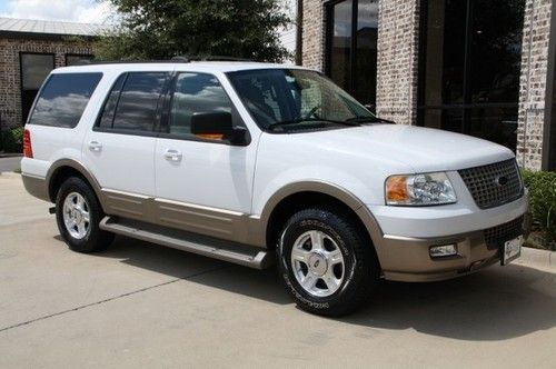 White tan leather 5.4l rear dvd heat cool seats loaded 1 owner clean carfax