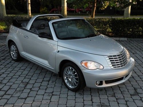 06 pt cruiser gt convertible automatic leather turbocharged new tires 1 fl owner