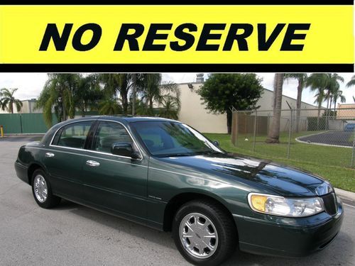 1999 lincoln town car signature series touring sedan low miles, test drive video