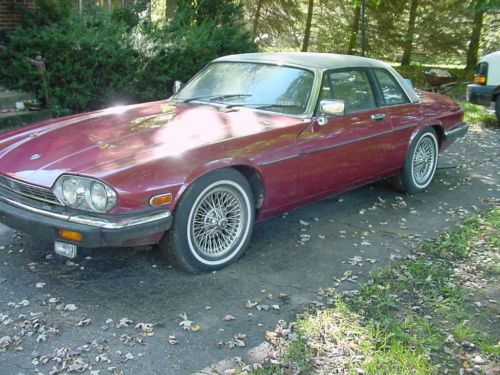 1988 jaguar xjsc, excellent straight body, no rust, low miles, original paint