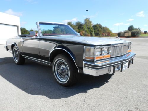 1979 cadillac seville milan roadster convertible coach built in simi valley 5.7l