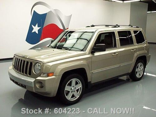 2010 jeep patriot ltd heated leather roof rack only 56k texas direct auto