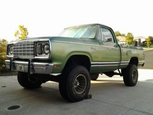 Find used 1977 Dodge Power Wagon W150 Adventurer ...