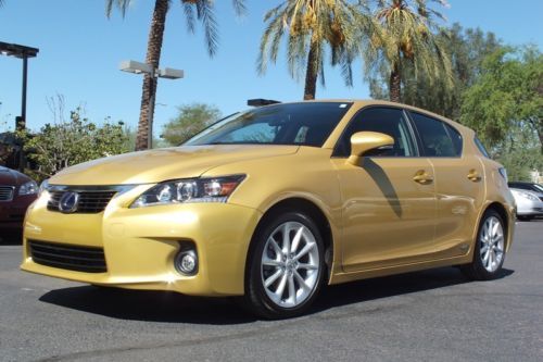 2011 lexus ct 200h, hybrid, certified warranty, awesome factory color!