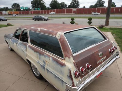 1965 impala california patina station wagon 327 lowered ps pb power windows