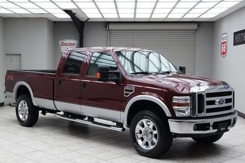 2008 ford f350 diesel 4x4 srw lariat long heated leather 20s 1 texas owner