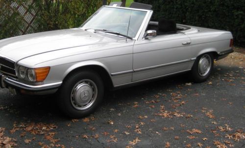 1973 mercedes benz 450sl convertible with removeable hard top