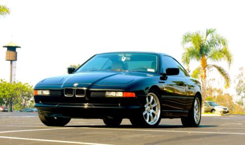 Incredible v-12 bmw 1991 850i, low miles, no accidents, black beauty, must see!