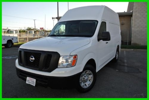 12 nv2500 hd hi top high roof plumber cargo van 1 ton delivery sprinter gmc ford