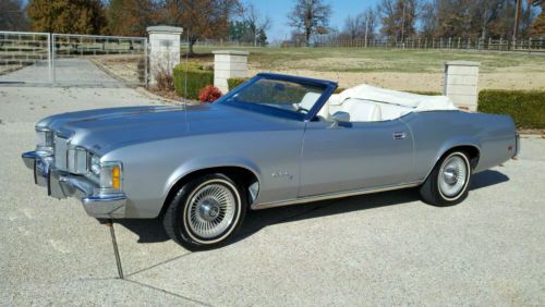 1973 mercury cougar xr7 convertibe a/c georgous low reserve must see! 60 pics!