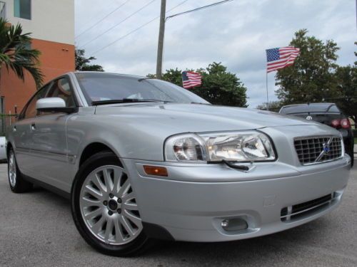 04 volvo s80 t6 twin turbo leather sunroof clean carfax 1-owner must see