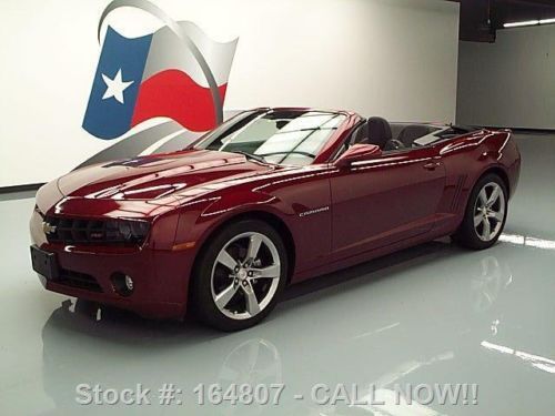 2011 chevy camaro lt convertible xenons 20&#039;s only 28k texas direct auto