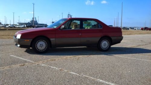 1991 alfa romeo 164l 164 l sedan red