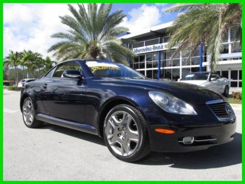 07 black sapphire sc 430 4.3l v8 convertible *navigation *heated leather seats