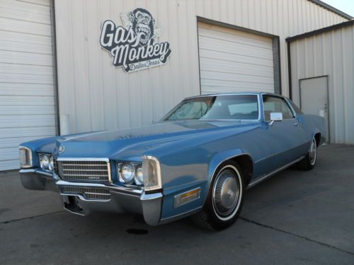 1970 cadillac eldorado in rare original condition offered by gas monkey garage