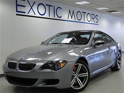 2007 bmw m6 coupe v10!! smg! nav heated-sts hud pdc 500hp comfort-access 19&#034;whls
