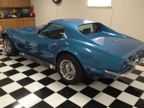 Find used 1969 Corvette Coupe 350/350 AC LeMans Blue Real ...