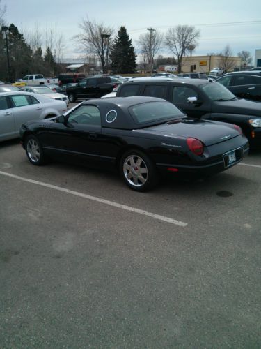 2002 ford thunderbird 2dr convert-one owner trade-stored winters-really sharp