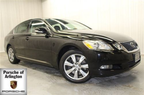 2008 lexus gs 350 awd navi xenon leather moon roof low miles clean black heated