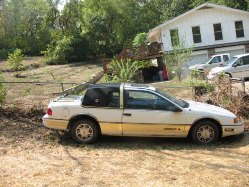 1991 ford mercury cougar - goldcat limited edition