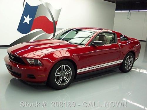 2012 ford mustang v6 premium leather automatic 46k mi  texas direct auto