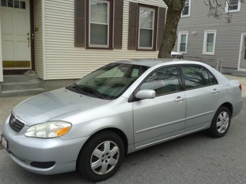 2005 toyota corolla auto a/c all pwr low mils,silver with gray int