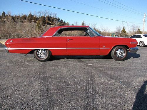 1963 chevrolet impala ss 409 super sport red matching numbers air conditioning