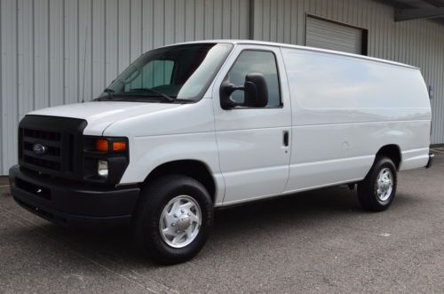 2010 ford e-250 extended cargo van commercial work van box van express truck lwb