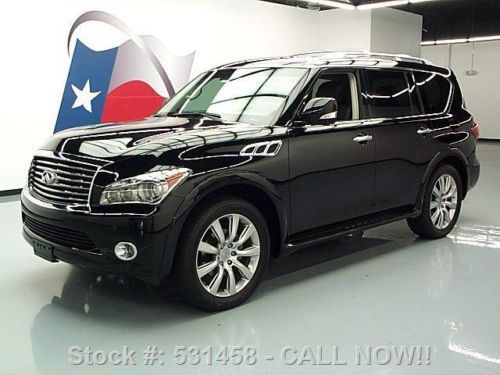 2013 infiniti qx56 theater sunroof nav dvd 22&#039;s 27k mi texas direct auto