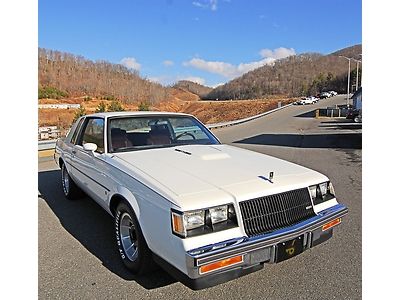 1987 buick regal 3.8 turbo charged 2dr coupe one owner original contact gordon