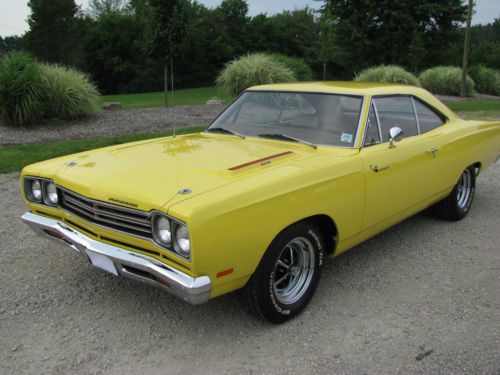 1969 plymouth roadrunner 383 cu/400 hp/auto