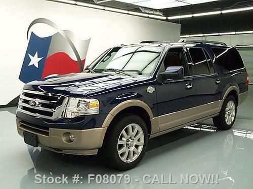 2011 ford expedition el king ranch sunroof nav 20's 38k texas direct auto