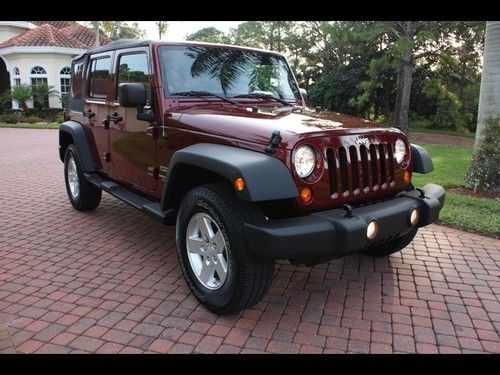 10 jeep wrangler unlimited sport automatic 4wd 4k miles 1-owner like new