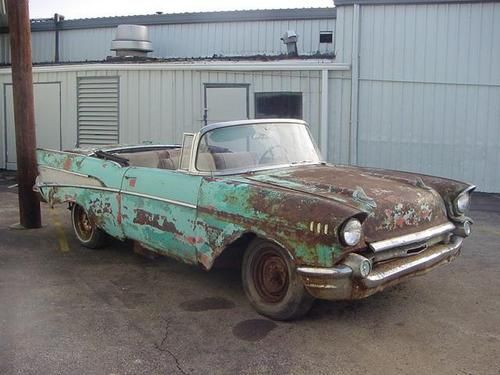 57 chevy 1957 chevrolet convertible barn fresh to market restoration project