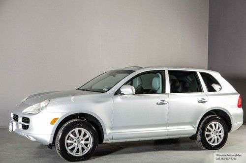 2005 porsche cayenne awd 6 speed manual sunroof leather alloys cd clean !