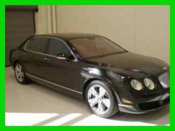 Bentley 06 continental flying spur luxury high 99 6-speed sport xenon cd speed