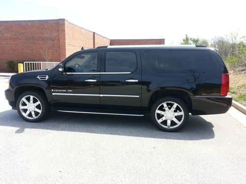 2007 cadillac escalade esv sport utility 4-door 6.2l all wheel drive flawless