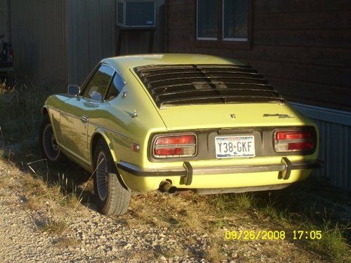 Sell Used 1971 Datsun 240z Yellow W Black Interior In San