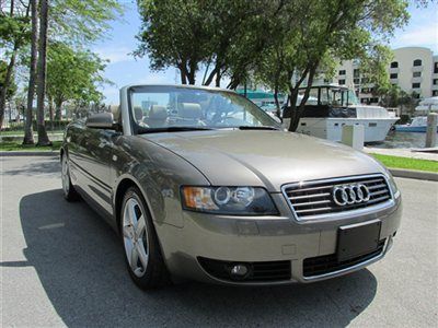 One florida owner audi a4 cabriolet convertible 3.0 l6