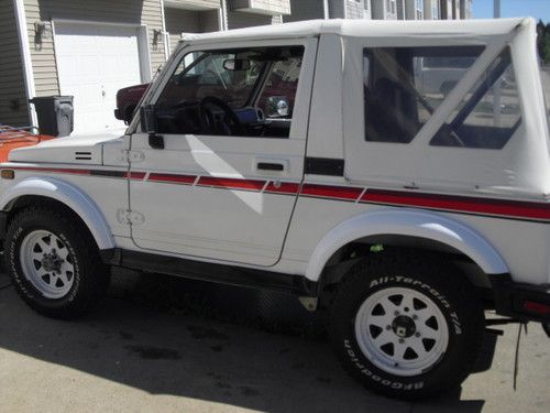 1987 suzuki samurai jx se sport utility 2-door 1.3l