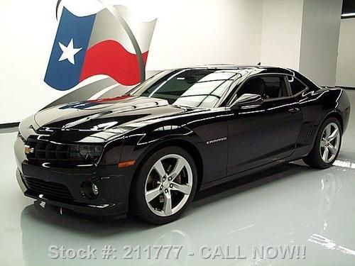 2010 chevy camaro 2ss rs 6-speed htd leather 20" wheels texas direct auto