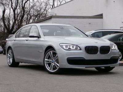 2013 bmw 750lxi glaciier silver oyster nappa leather m sport pkg loaded!!