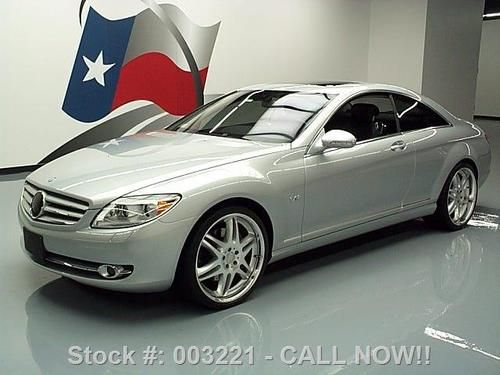 2007 mercedes-benz cl600 v12 sunroof nav 21's only 18k! texas direct auto