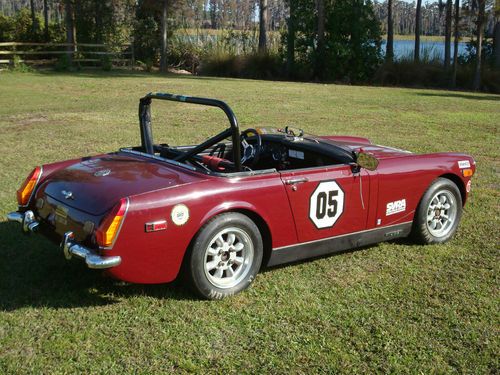 Classic collectable 1973 m.g. midget race car